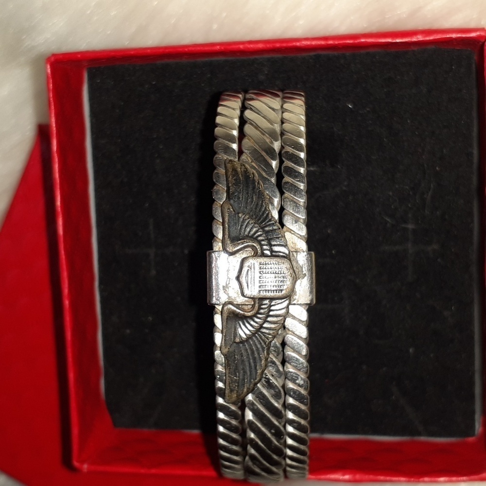 WWll MEMORIAL Bracelet, Aviator WINGS - UNISEX
